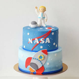 Buy  NASA Astronaut Fondant  Cake Online