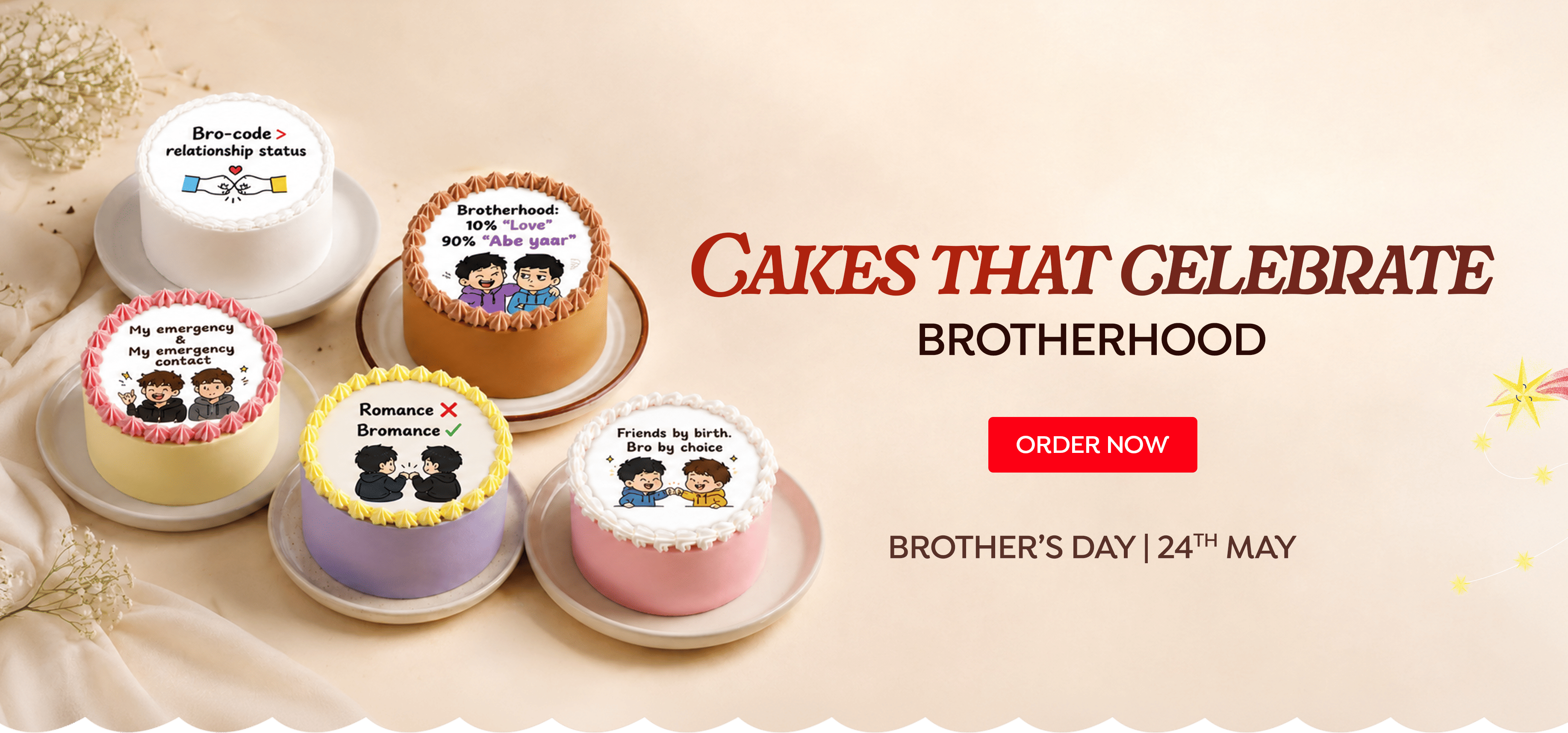 Brothers Day Cakes