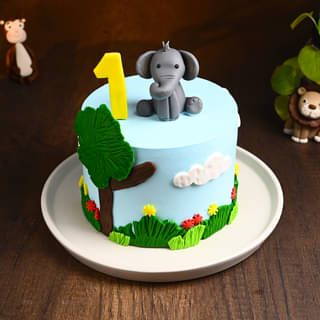 Buy Elephant On Clouds Cake Online