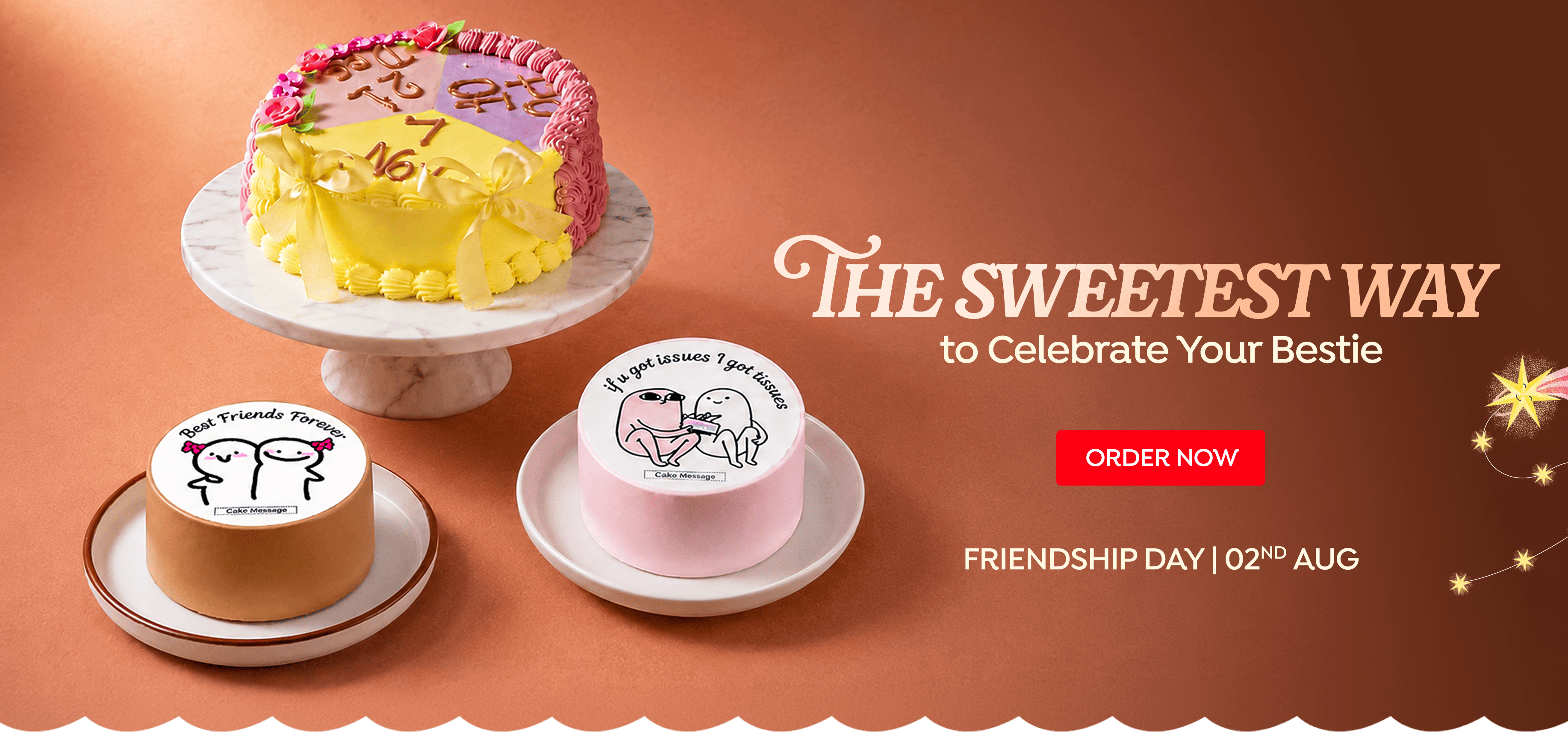 Friendship Day Cakes