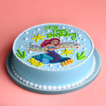 Mermaid Melody Birthday Cake