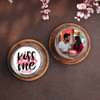 Kiss Me Red Velvet Photo Jar Cakes