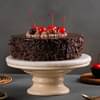 Side View of German Black Forest Cake