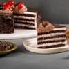 Sliced View of German Black Forest Cake