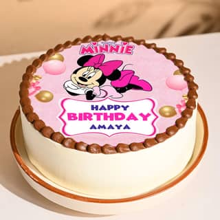 Adorable Minnie Poster Cake Adorable Minnie Poster Cake