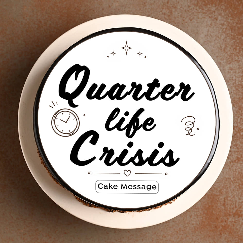 Adulting Crisis Humour Cake