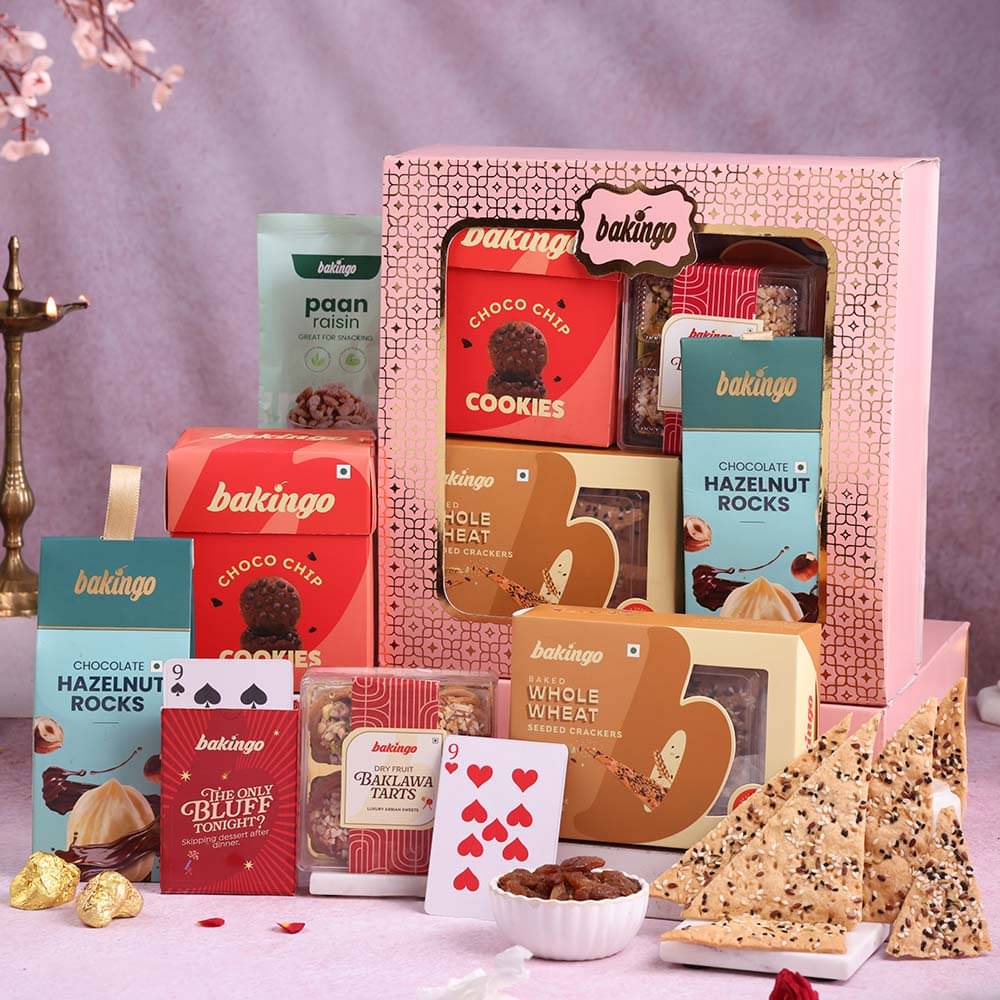 All-in-One Indulgence Gift Hamper with Playing Cards All-in-One Indulgence Gift Hamper with Playing Cards