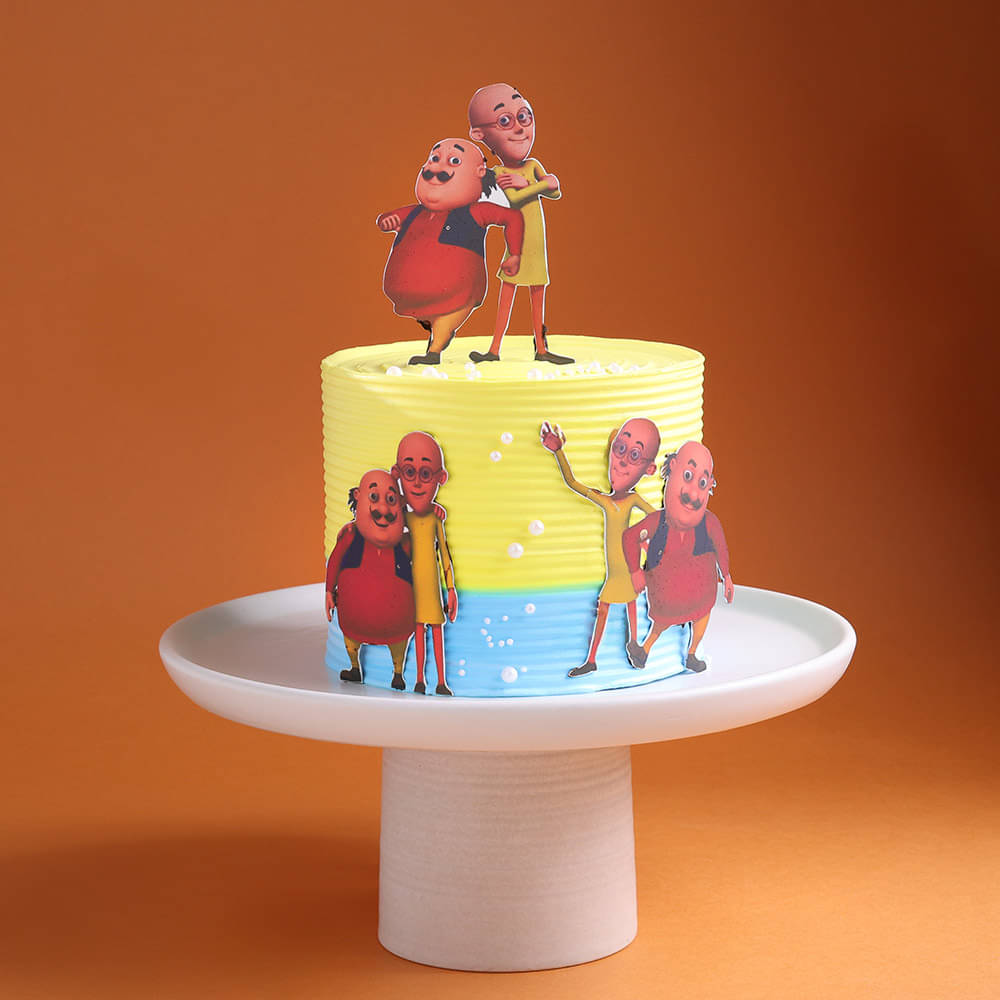 All Smiles Motu Patlu Cake