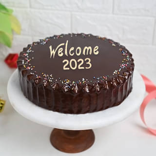 Belgian Dark Chocolate Cake for New Year