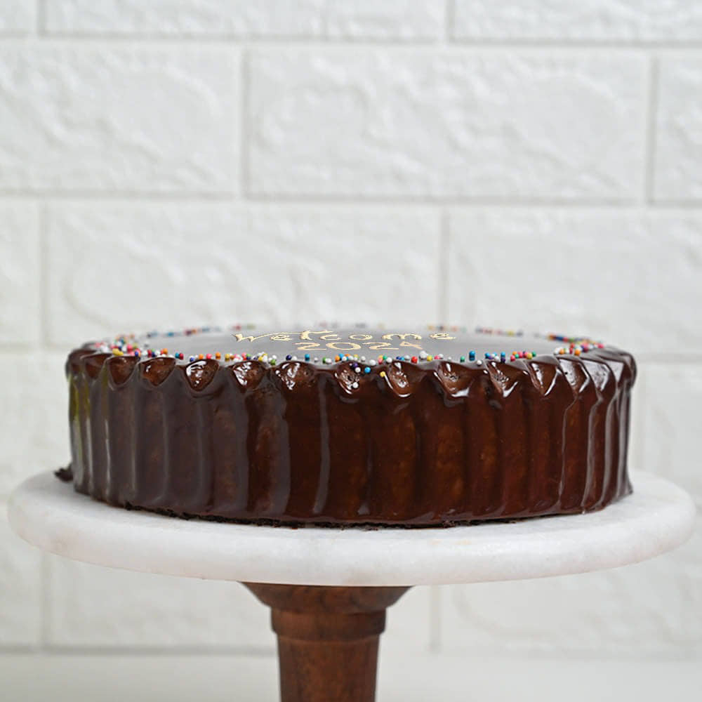 Belgian Dark Chocolate Cake for New Year