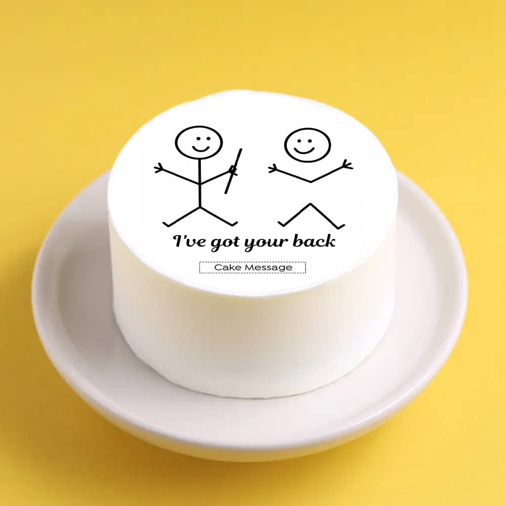 Always Got Your Back Bento Cake