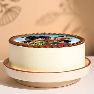 Side View of Amazing Dragon Ball Z Themed Cake Side View of Amazing Dragon Ball Z Themed Cake