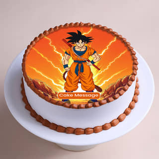 Anime Theme Goku Cake
