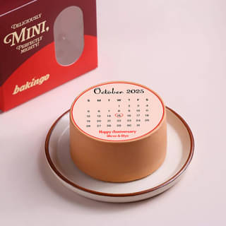 Anniversary Calendar Bento Cake