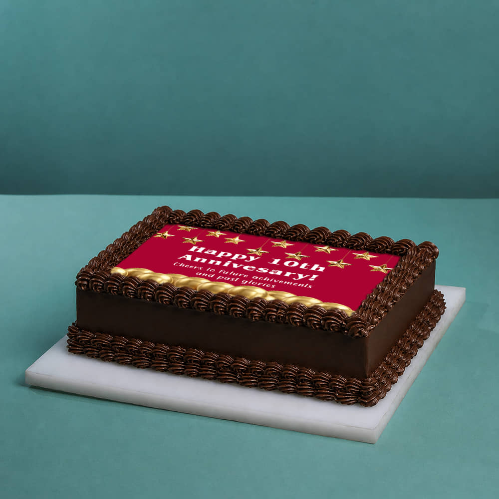 Anniversary Cheers Corporate Cake