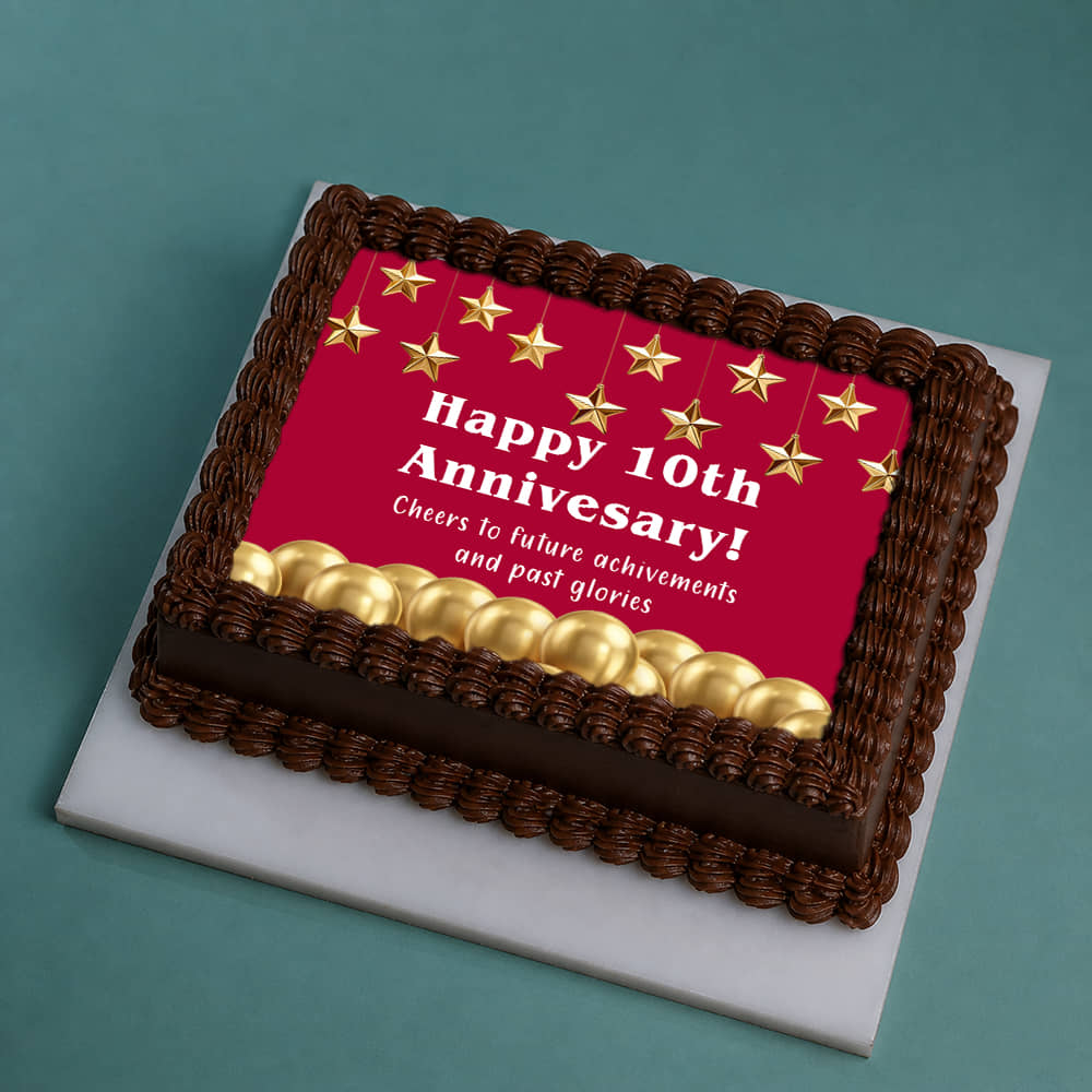 Anniversary Cheers Corporate Cake