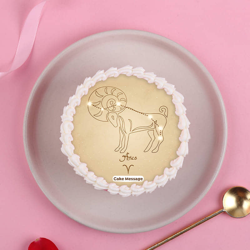 Aries Zodiac Bento Cake