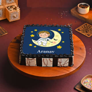 Astronaut Theme Birthday Cake