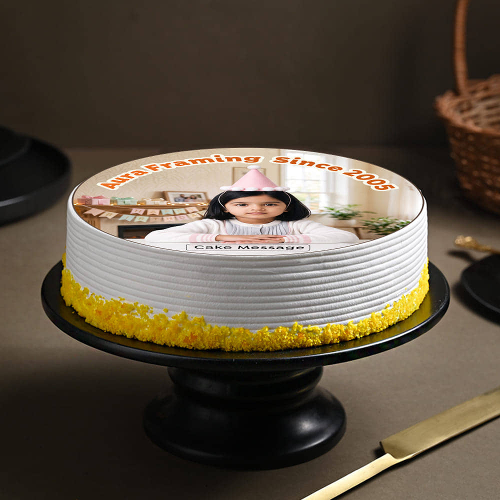 Aura Farming Photo Birthday Cake