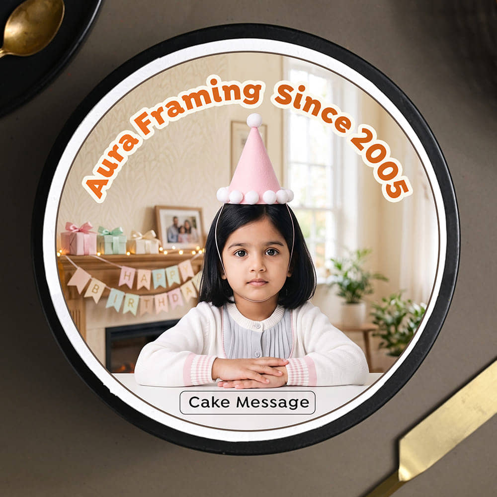 Aura Farming Photo Birthday Cake