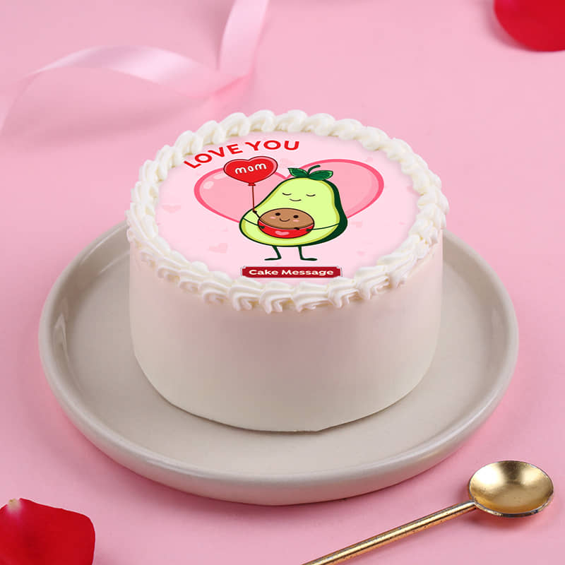 Avocado Mom Love Bento Cake