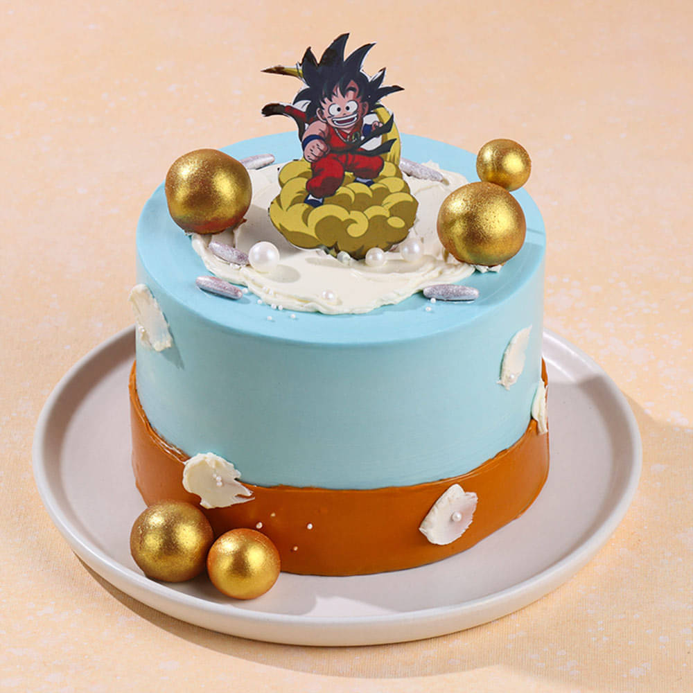 Baby Goku DBZ Theme Cake Online