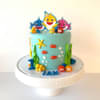 Baby Shark Cute Cream Cake