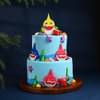 Baby Shark Marvel Fondant Cake