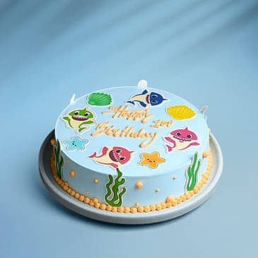 Baby Shark Sea Cream Cake