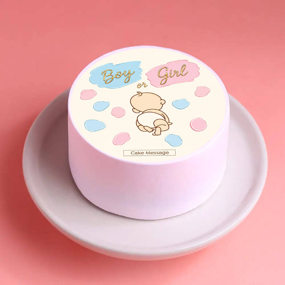 Baby Shower Surprise Bento Cake