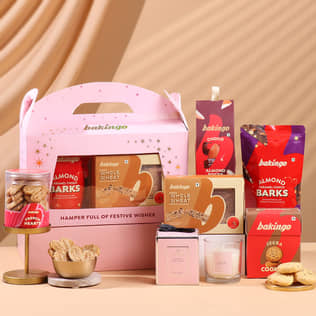 Gift Hamper With Candle Festive Treasure Gift Hamper With Candle
