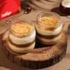 Top View of Banoffee Cake in Jar