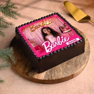 Barbie Bash Photo Cake