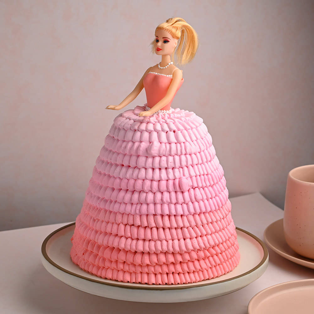 Barbie Doll Cake in Chandigarh  Online Cakes  Mohali Bakers