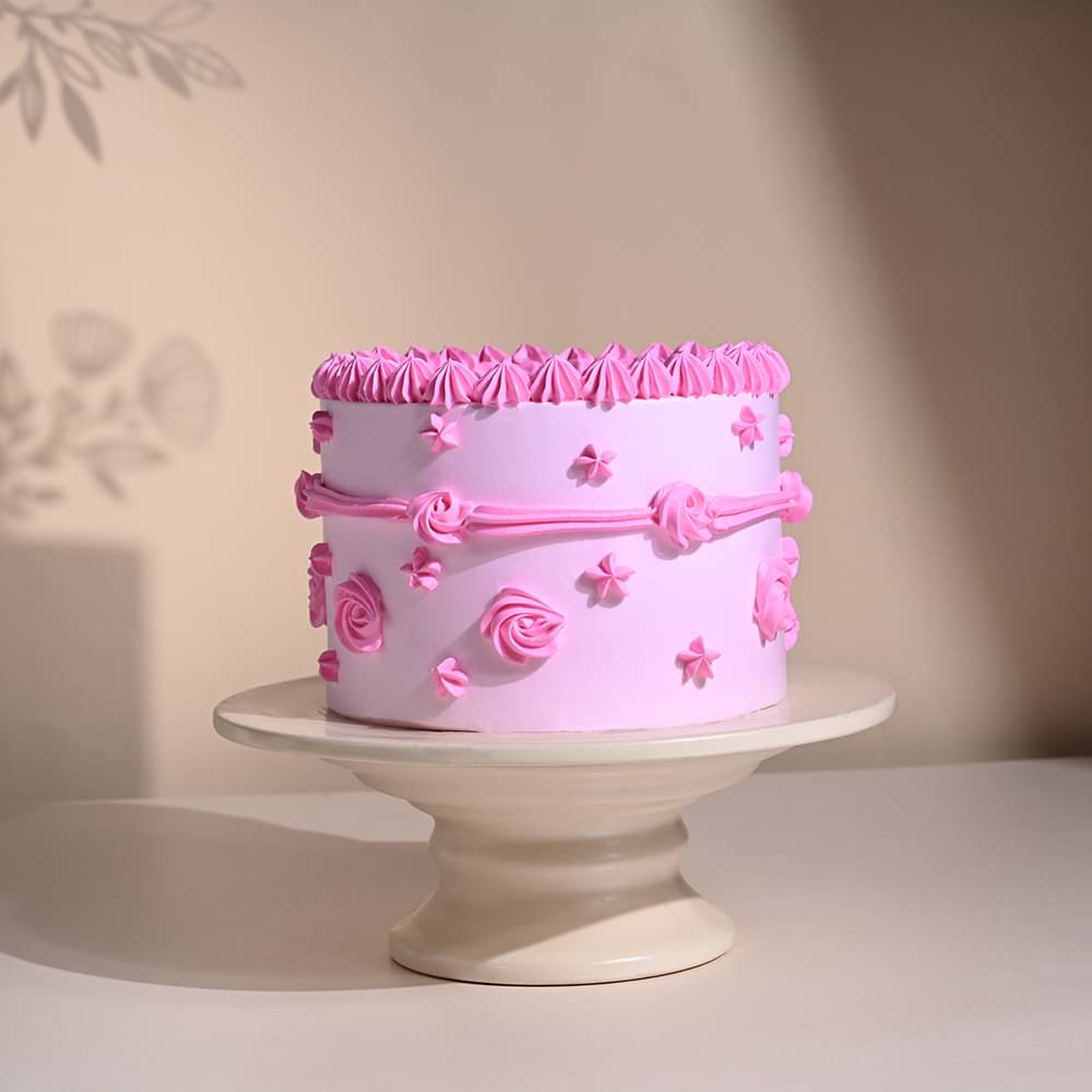 Side View of Barbie Dream Cake