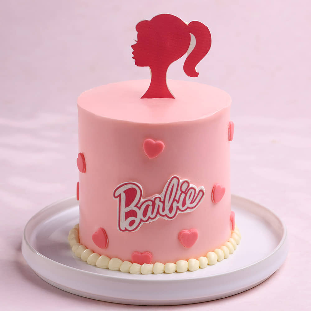 Barbie Glam N Hearts Bento Cake