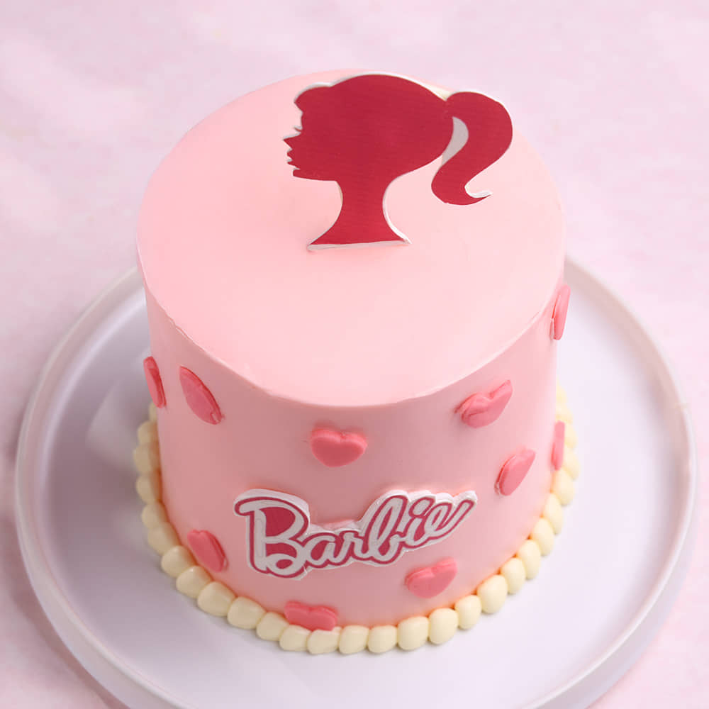Barbie Glam N Hearts Bento Cake