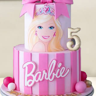 Order Barbie Doll Birthday Cakes Online | Barbie Theme Cakes | Buy Now