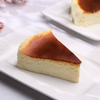 Basque Cheesecake Slice