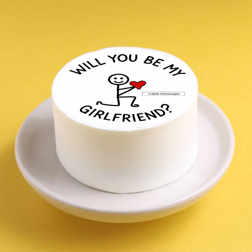 Be My Girlfriend Bento Cake