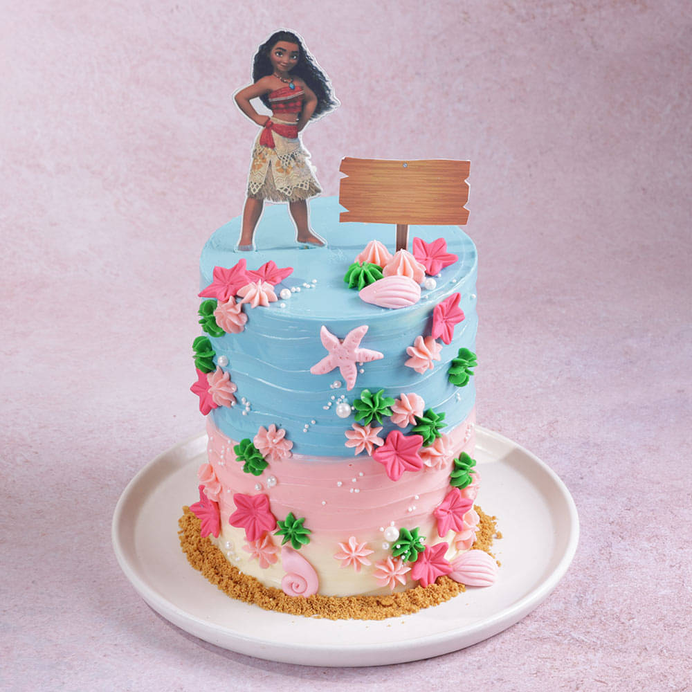 Beach N Waves Moana Theme Cake