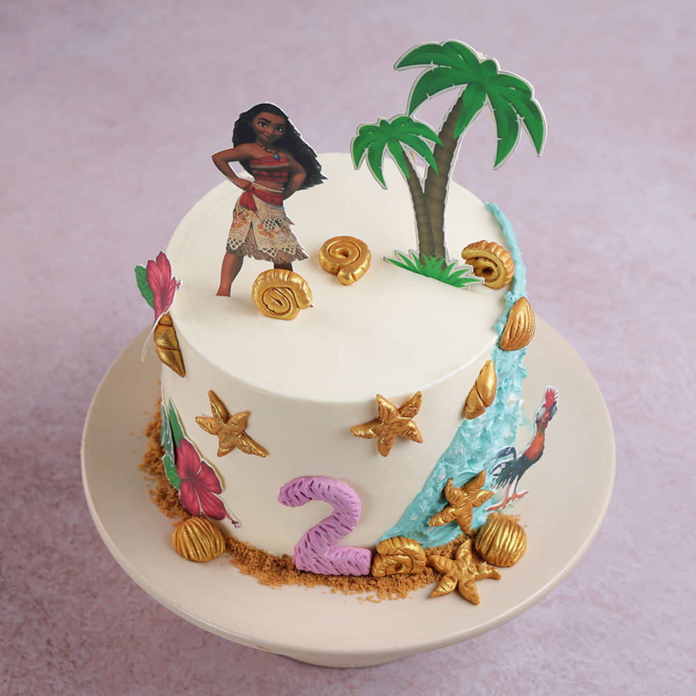 Beachside Adventures Moana Cake
