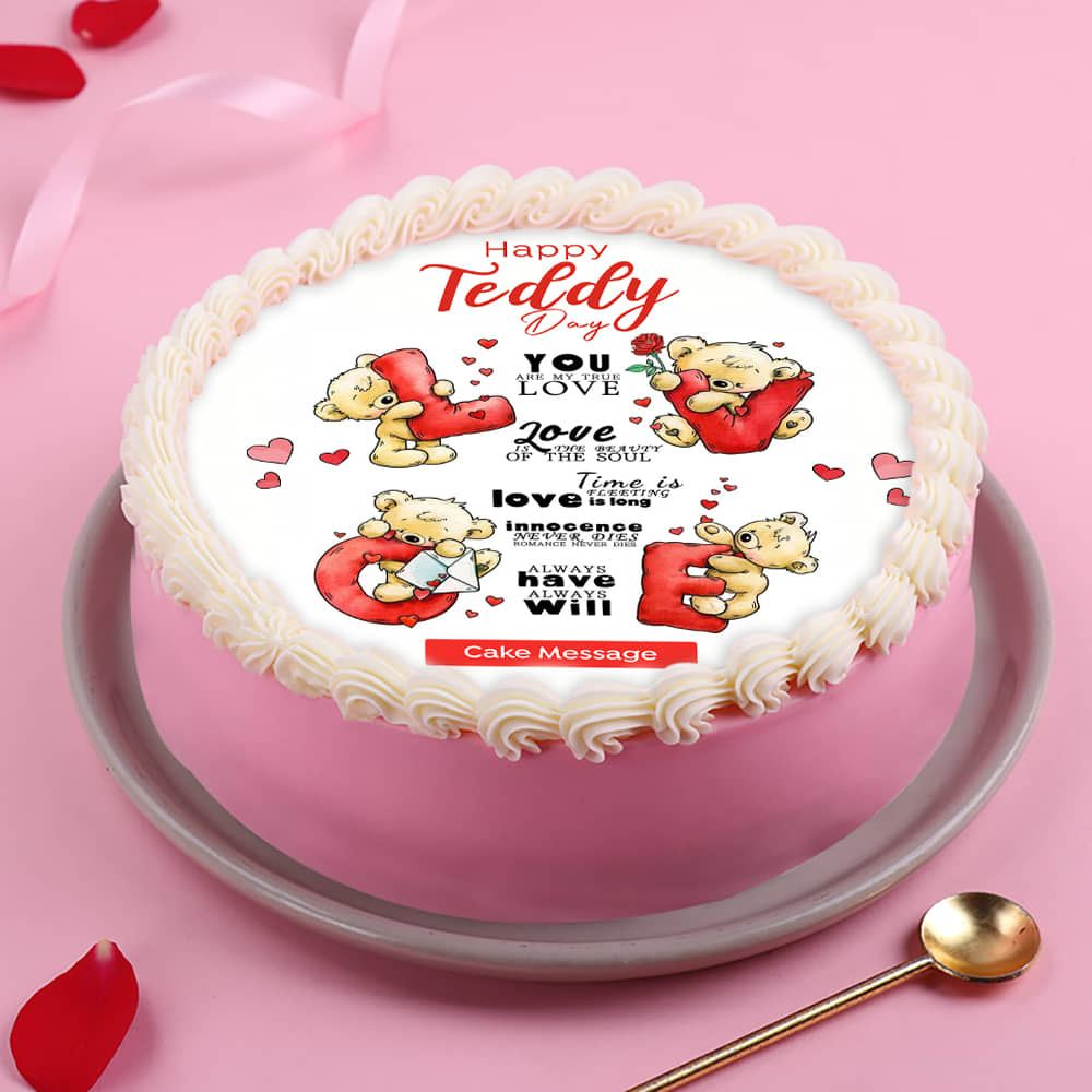 Bear Hugs Teddy Day Cake Bear Hugs Teddy Day Cake