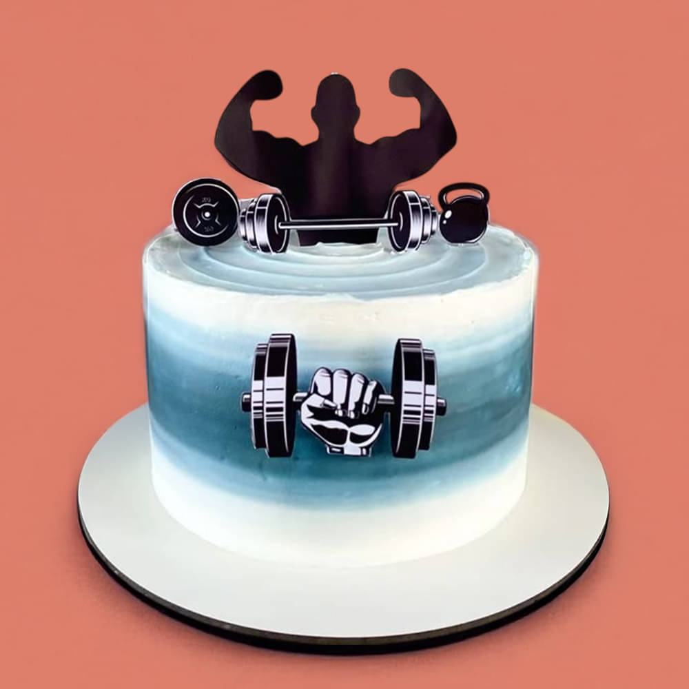 Beast Mode Gym Cake