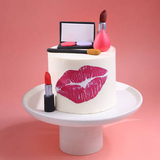 Beauty Bliss Makeup Cake