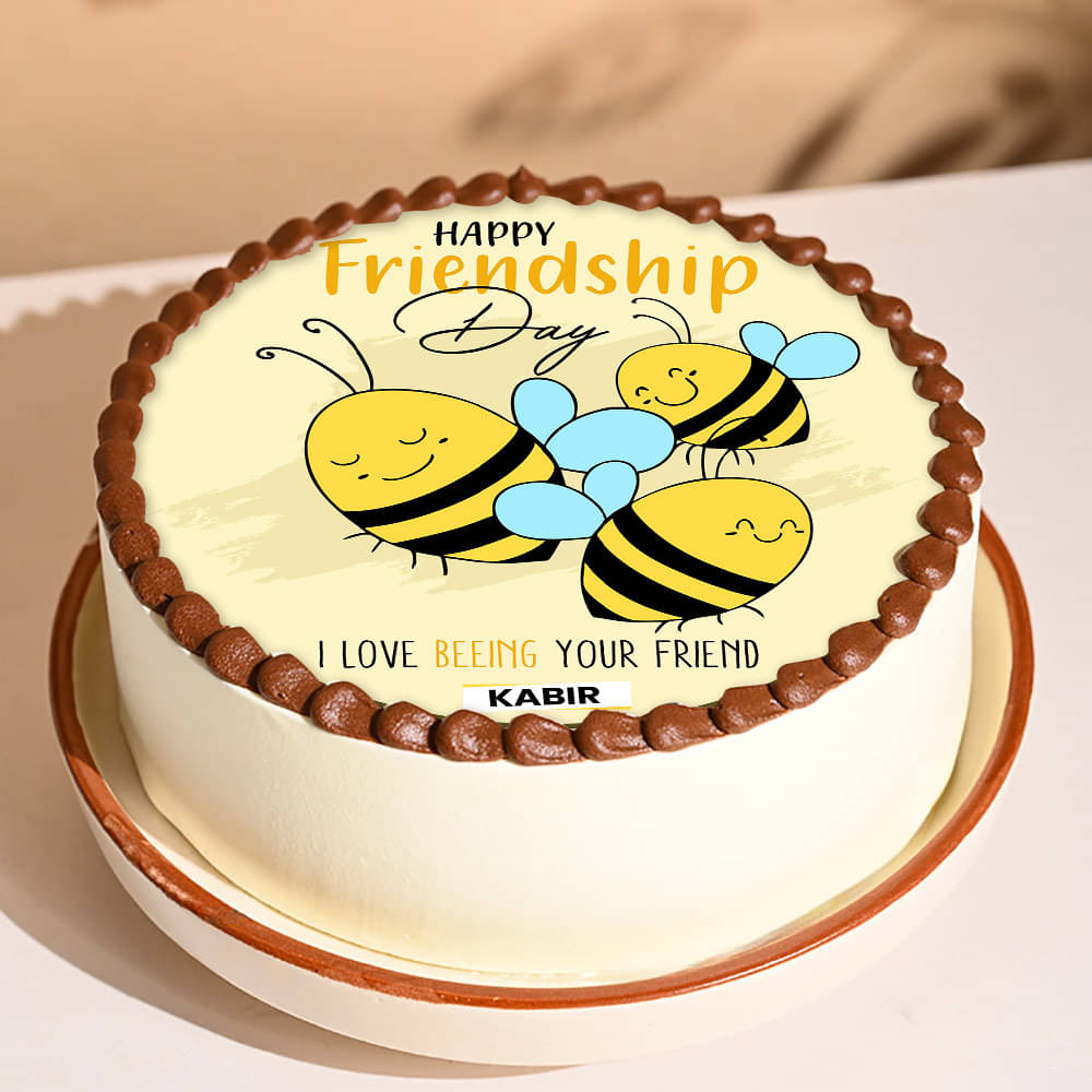 Bee Buddies Friendship Day Cake