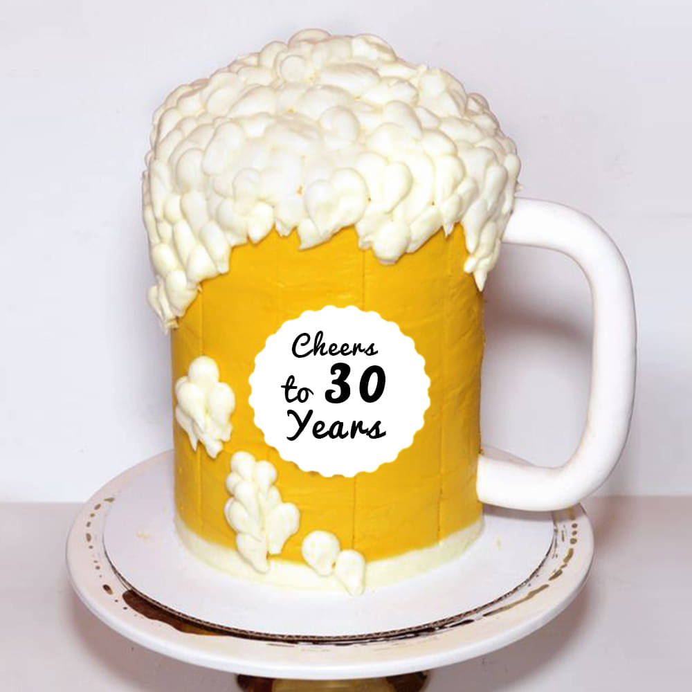 Pouring Beer Mug Cake – Staffordable Blog