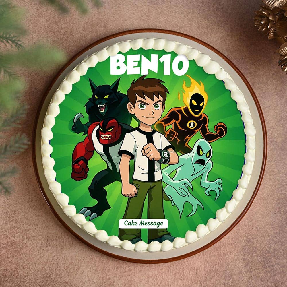 Ben Ten Cartoon Cake