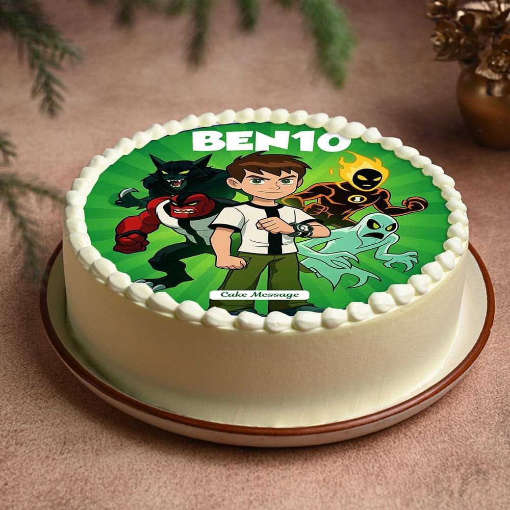 Ben Ten Cartoon Cake