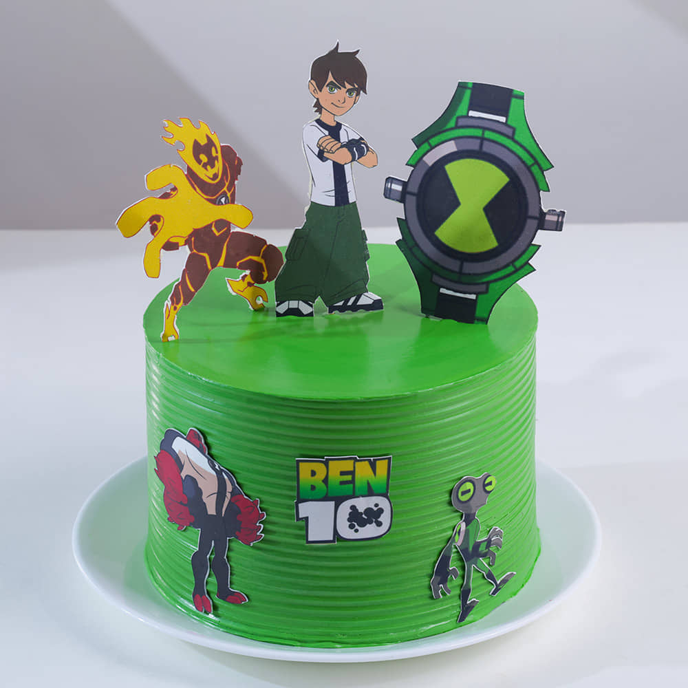 Ben Ten N Aliens Cake